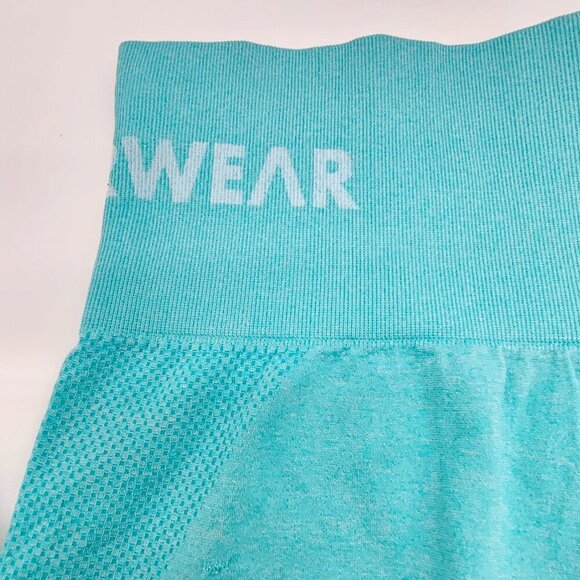 Ryderwear Seamless Staples Leggings - Aqua Marl, Size Small - Picture 7 of 13